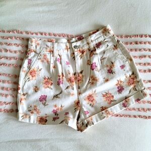 American eagle outfitters Floral denim shorts size 0 Never worn NO Tags!